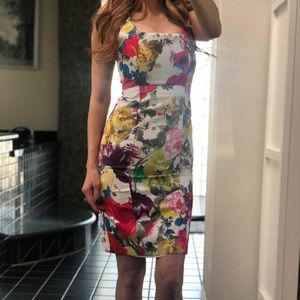 Alice + Olivia Natalee Floral Sheath Dress